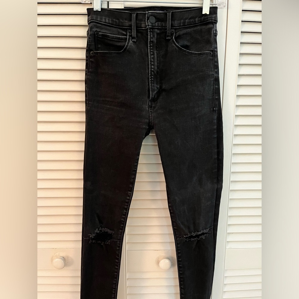 Abercrombie high rise skinny jeans